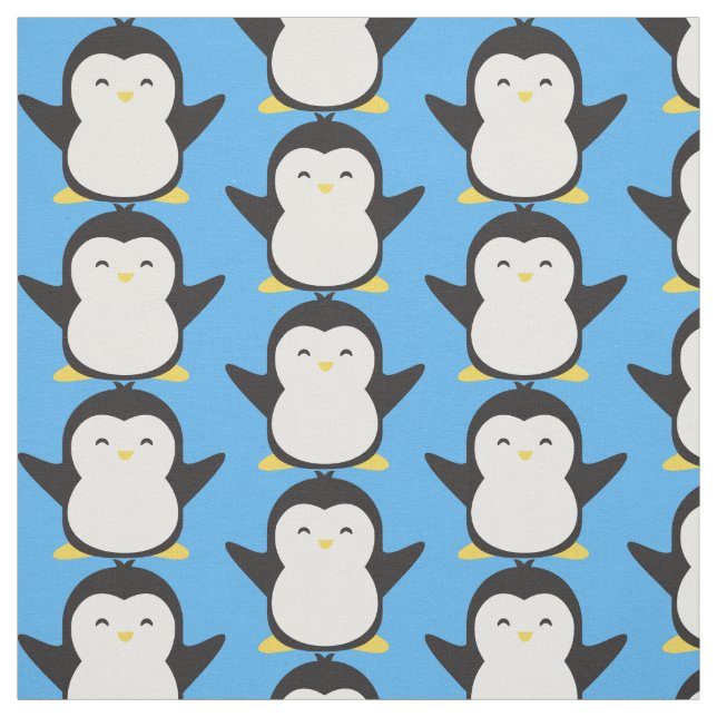 Niedlich Pinguin Stoff (Muster)