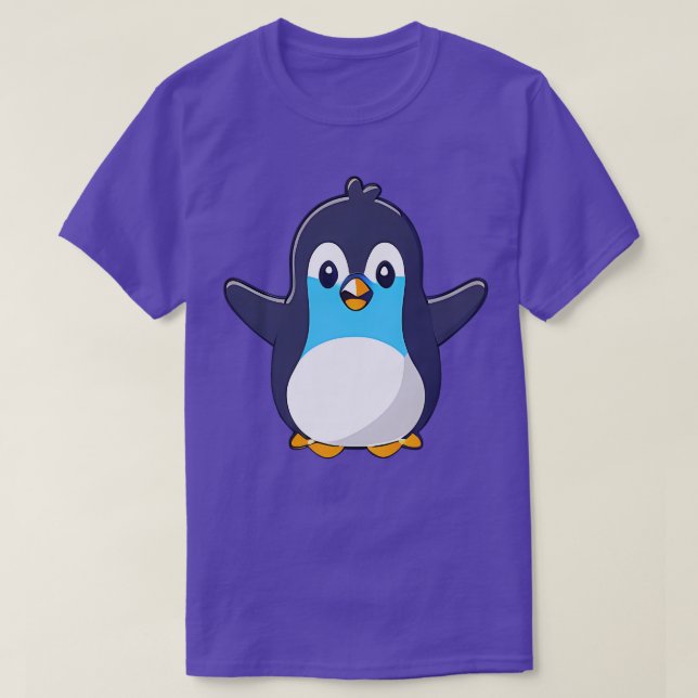 Niedlich Pinguin T-Shirt (Design vorne)