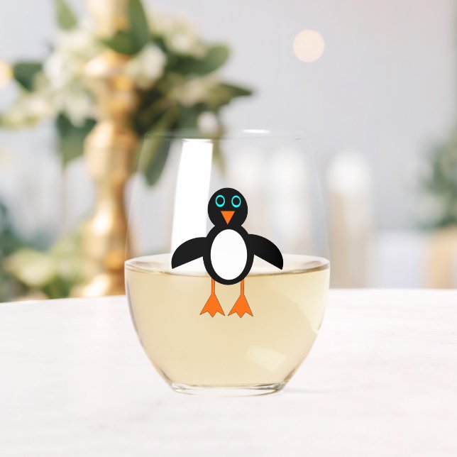 Niedlich Pinguin Weinglas Ohne Stiel (Insitu (Hochzeit))