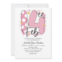 Niedlich Pink 14 Februar Valentine Geburtstag