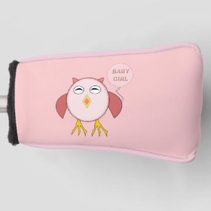 Niedlich Pink Baby Girl Owl Golf Putter Abdeckung Headcover