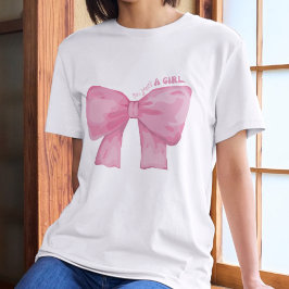 Niedlich Pink Bow - "Ich bin nur ein Mädchen" Tri-Blend Shirt