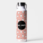 Niedlich Pink Bunnies Individuelle Name Trinkflasche<br><div class="desc">Niedliche Pink Bunnies Individuelle Name Wasser Flasche. Jeder Schriftart,  jede Farbe,  kein Minimum.</div>