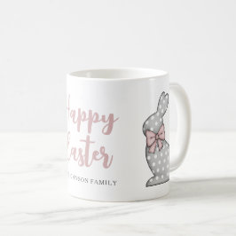 Niedlich Pink Bunny Happy Oster Kaffeetasse