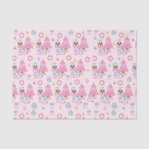 Niedlich Pink Christmas Nutcracker Ballet Seidenpapier
