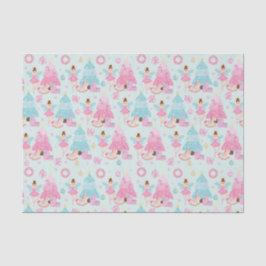 Niedlich Pink Christmas Nutcracker Ballet Seidenpapier