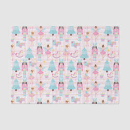 Niedlich Pink Christmas Nutcracker Ballet Seidenpapier