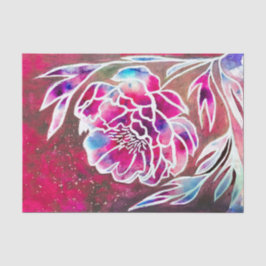 Niedlich Pink Dahlia Giro Hübsch Floral Wasserfarb Seidenpapier