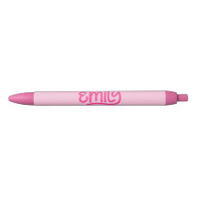 Niedlich Pink Emily Handwriting Typografy