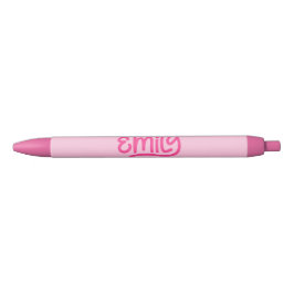 Niedlich Pink Emily Handwriting Typografy Kugelschreiber