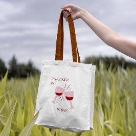 Niedlich Pink Feminine Partner in der Region Weink Tragetasche
