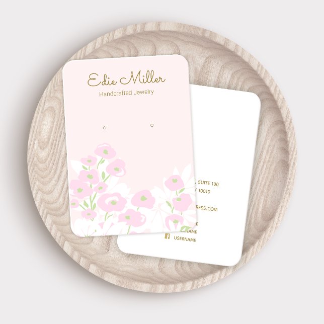 Niedlich Pink Floral Script Erring Juwelen (Von Creator hochgeladen)