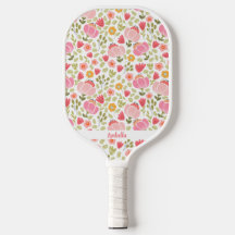 Niedlich Pink Floral Trendy Blume Individuelle Nam