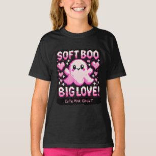 Niedlich Pink Ghost: Sweet and Spooky - Kinder Mäd T-Shirt