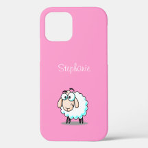 Niedlich Pink Girly Sheep Cartoon