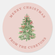 Niedlich Pink Girly Weihnachtsbaum Geschenkklammer