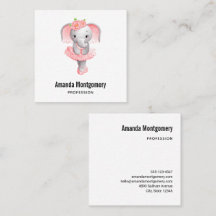 Niedlich Pink & Gray Elephant Ballerina