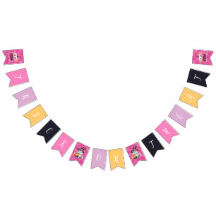 Niedlich Pink Halloween Geburtstagsparty Kitten Pu Wimpelkette