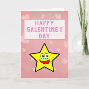 Niedlich Pink Hearts Friends Galentinstag Feiertagskarte