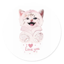 Niedlich Pink Kitten