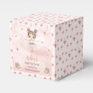 Niedlich Pink Kleine Ballerina Tutu Girl Babydusch Geschenkschachtel