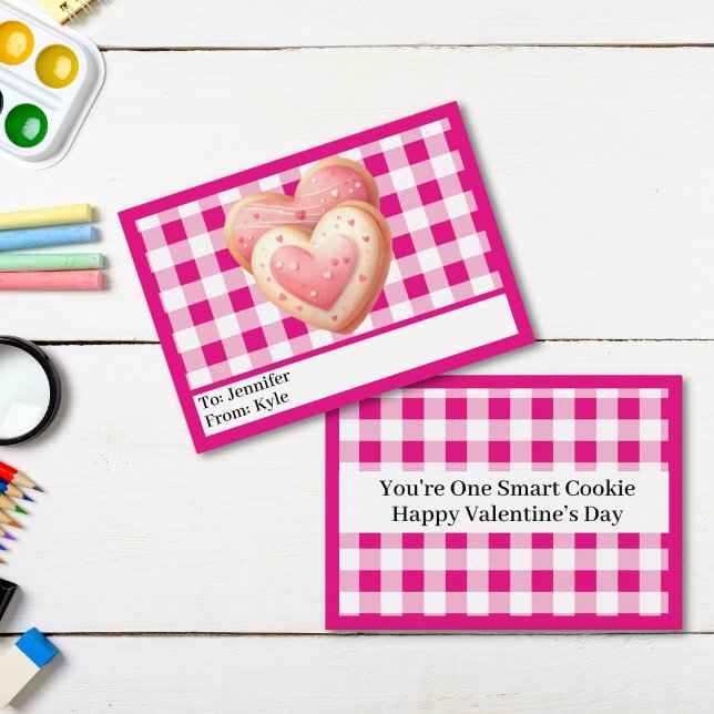 Niedlich Pink Mini-Klasse Valentinstag Mitteilungskarte (Von Creator hochgeladen)