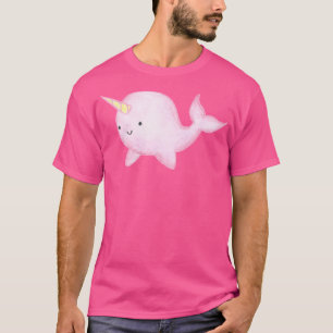 Niedlich Pink Narwhal T-Shirt