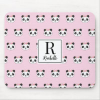Niedlich Pink Panda Girl Personalisiert