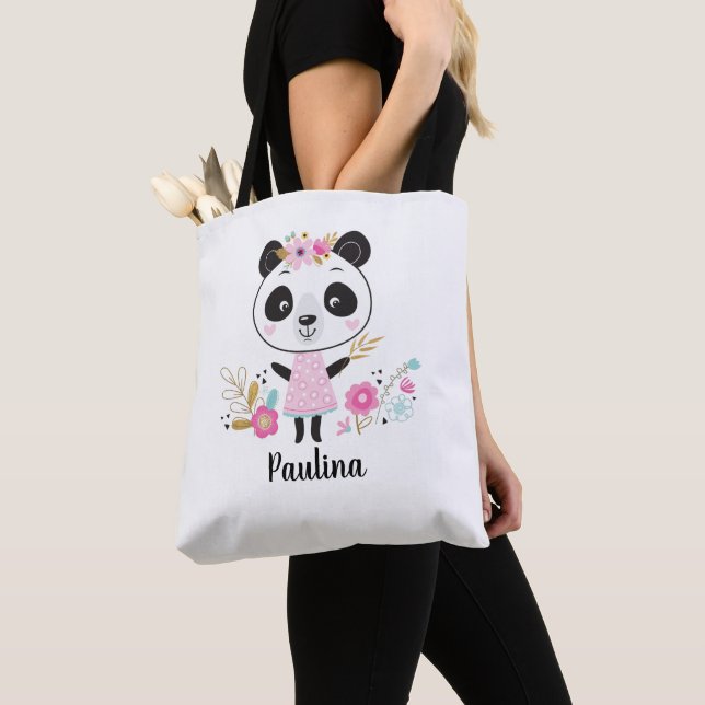 Niedlich Pink Panda Tasche (Von Nahem)