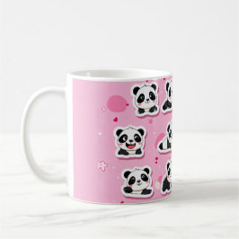 Niedlich Pink Pandas Kaffeetasse