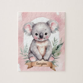 Niedlich Pink Personalisiert Koala Kinder