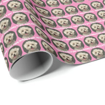 Niedlich Pink Pet Foto Muster Glückwunsch Geburtst