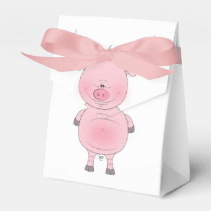 Niedlich Pink Pig Cartoon Geschenkschachtel