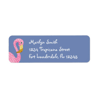 Niedlich Pink Polka Dot Flamingo