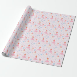 Niedlich Pink Princess Birthday Geschenkpapier