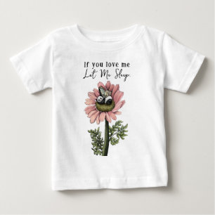 Niedlich Pink Sleeping Panda Bear Fairy Throw Kiss Baby T-shirt