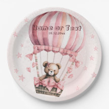 Niedlich Pink Teddy Bear Heißluftballon Party