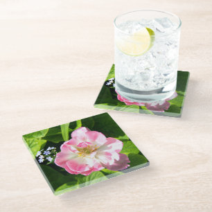 Niedlich-Pink-Tulpe Glasuntersetzer