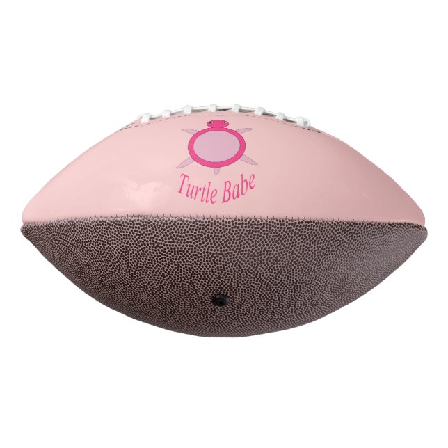 Niedlich Pink Turtle Babe Football (Gedreht 270)