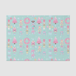 Niedlich Pink und Minzgrün Weihnachtscreme Seidenpapier