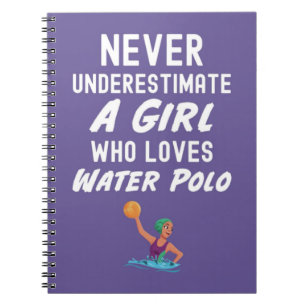 Niedlich Pink Water Polo Gifts Girl Notizblock
