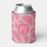 Niedlich-Pink-Watermelon-Muster-Monogramm