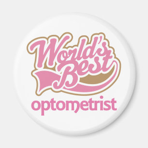 Niedlich Pink Worlds Bester Optometriker Magnet