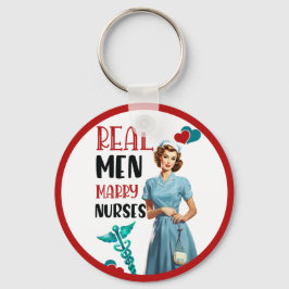 Niedlich Pinup_ Real Men Heiraten Schlüsselanhänger