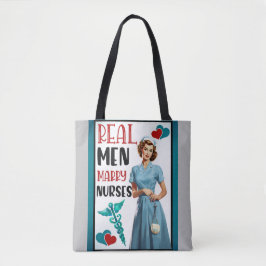 Niedlich Pinup_ Real Men Heiraten Tasche
