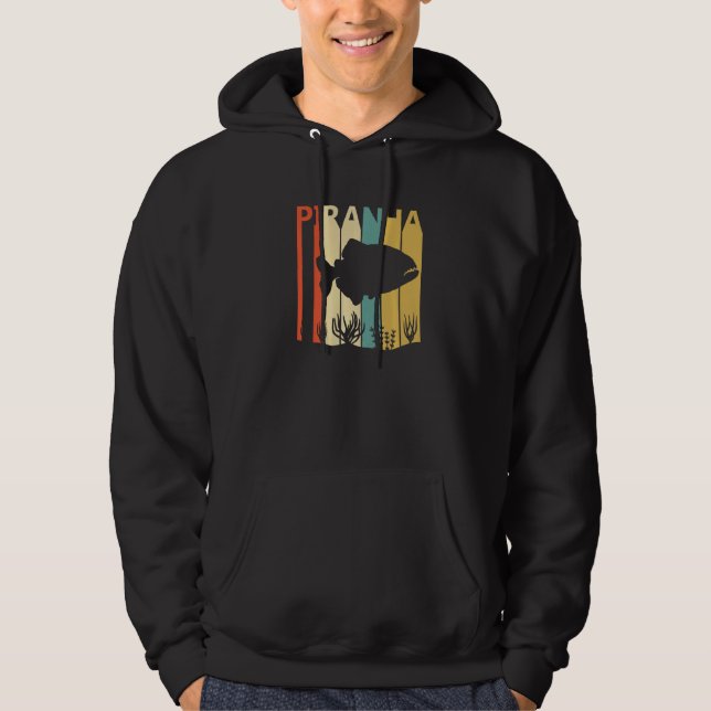 Niedlich Piranha Hoodie (Vorderseite)