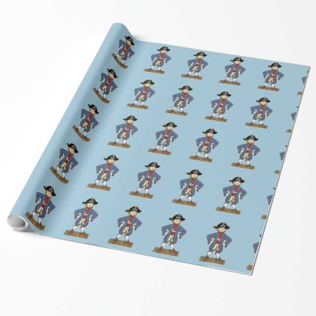 Niedlich Pirate Lad Geschenkpapier (Ungerollt)