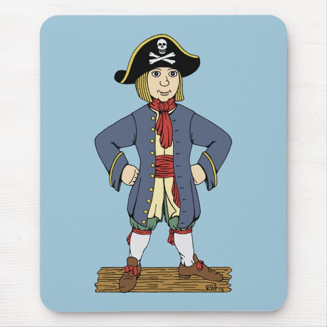 Niedlich Pirate Lad Mousepad (Vorne)