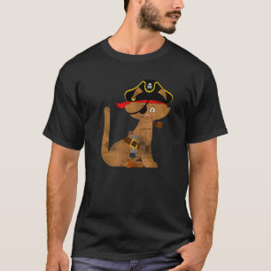 Niedlich Pirates Style Themed Partys Funny Cat Pir T-Shirt