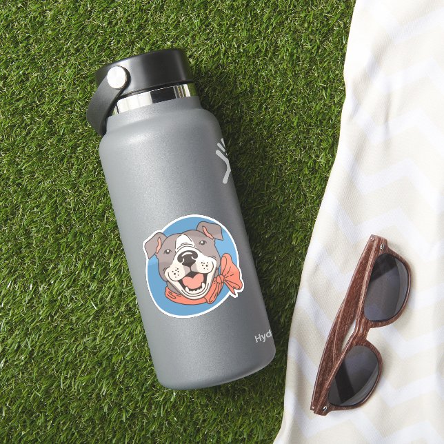 Niedlich Pit Bull Aufkleber (HydroFlask Insitu)